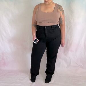 Old Navy Black Straight Jeans Size Women’s 18T